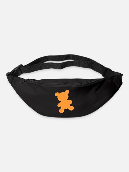 teddy bear teddy bear grizzly brown bear black bear - Bum bag - black
