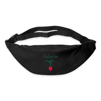 Radieschen 3 - Gürteltasche - Schwarz - Vorne