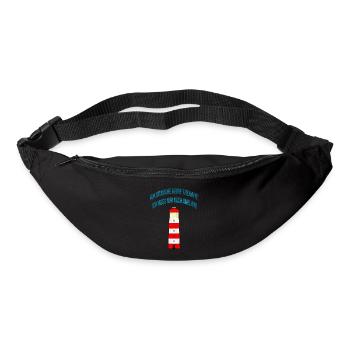 Therapie? - Ich muss nur nach Ameland. - Gürteltasche - Schwarz - Vorne
