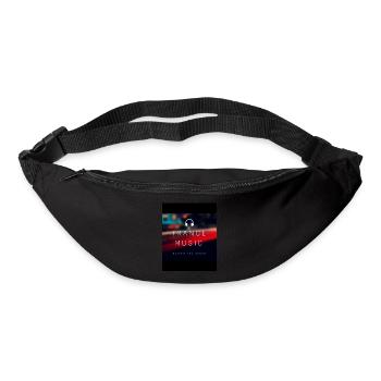 trance music - Bum bag - black - Front