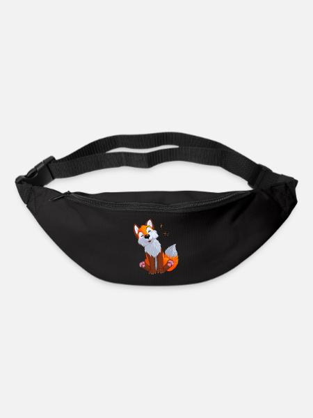 Singender Fuchs - Gürteltasche - Schwarz