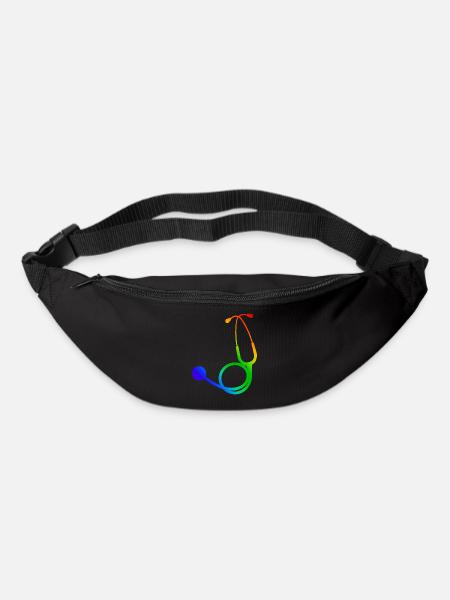 Stethoscope colored | Stethoscope coloured - Bum bag - black