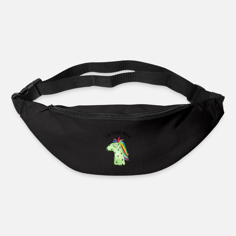 Cacticorn Mom - Gürteltasche - Schwarz