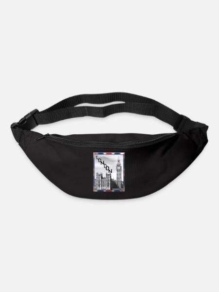 London Big Ben Union Jack - Bum bag - black