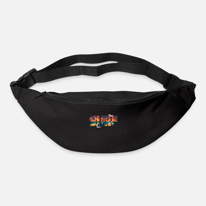 surf - Sac banane - noir