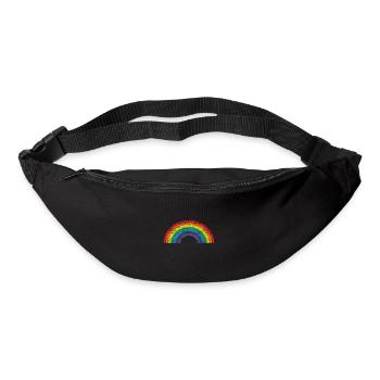 LGBTQ Regenbogen - Gürteltasche - Schwarz - Vorne