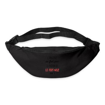 Bretagne - Le fest-noz, oui ! - Sac banane - noir - Devant