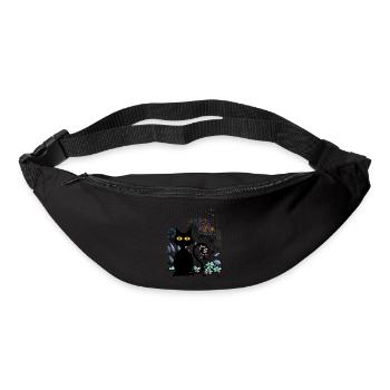 Chat - Sac banane - noir - Devant