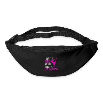 figure skating girls - Bum bag - black - Front