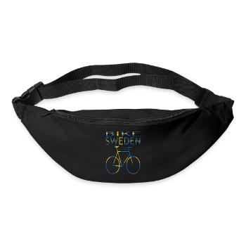 Cyclisme en Suède Suédois Cyclistes - Sac banane - noir - Devant