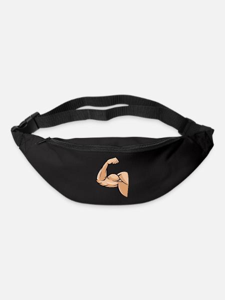biceps muskel - Gürteltasche - Schwarz