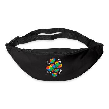 Autism Awareness - Bum bag - black - Front