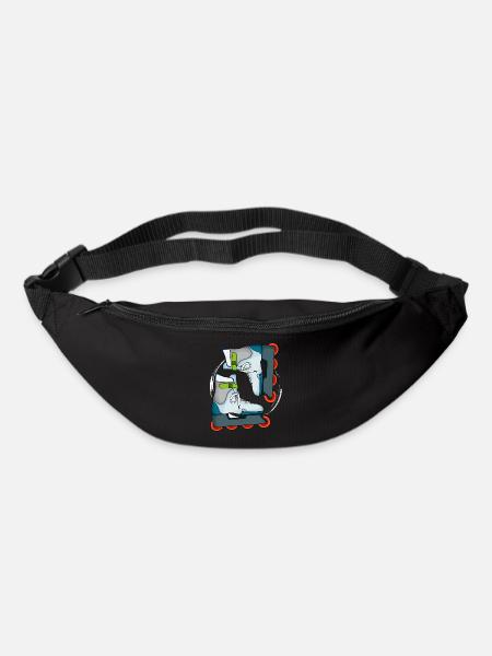 Inline Skates Skater Logo - Bum bag - black
