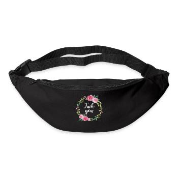 Fuck you - Sarcasm Cooler Saying Provocation - Bum bag - black - Front