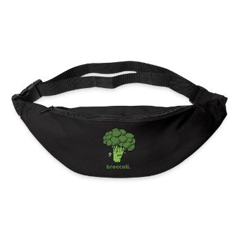 Brocoli | Légumes - Sac banane - noir - Devant