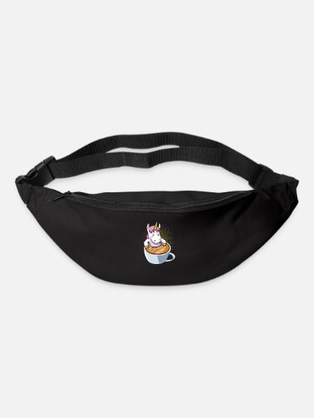 Unicorn Coffee Rainbow - Bum bag - black