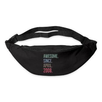 Awesome Since April 2008 - Bum bag - black - Front