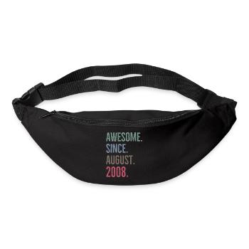 Awesome Since August 2008 - Bum bag - black - Front