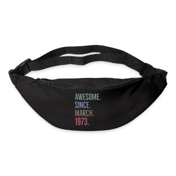 Awesome seit März 1973 - Gürteltasche - Schwarz - Vorne