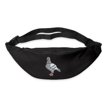 Taube - Gürteltasche - Schwarz - Vorne
