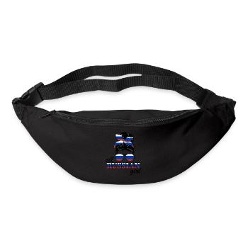 Toutes les filles russes Mme Ladies Russia Flage - Sac banane - noir - Devant