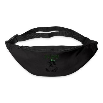 I am proud farmer farm farmer gift - Bum bag - black - Front