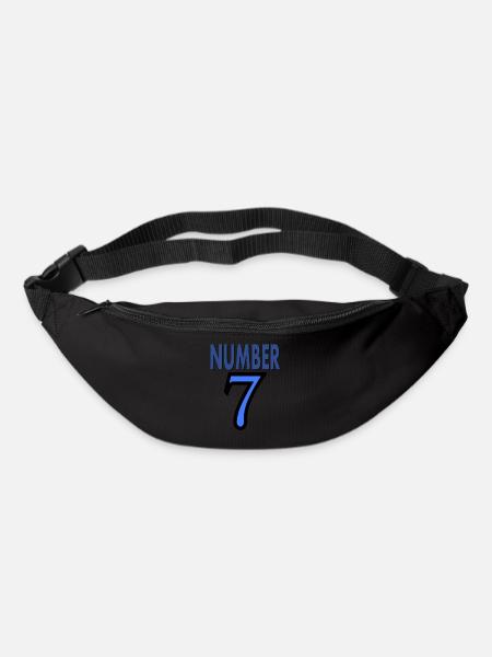 Number 7 the number 7 Celebrate birthday Gift idea - Bum bag - black