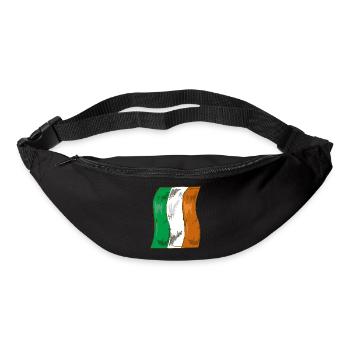 Ireland Flag Vintage Irish Flag Dublin - Bum bag - black - Front