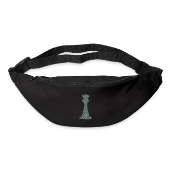 Chess Chess Piece Queen - Bum bag - black - Front