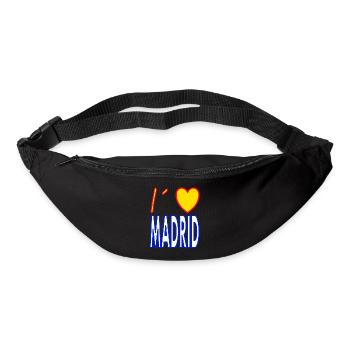 J’adore Madrid né à Madrid - Sac banane - noir - Devant