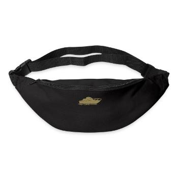 Conception de bateaux à moteur pour les plaisanciers à moteur - Sac banane - noir - Devant