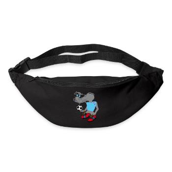 Fußballgirl, Frauenfussball - Gürteltasche - Schwarz - Vorne