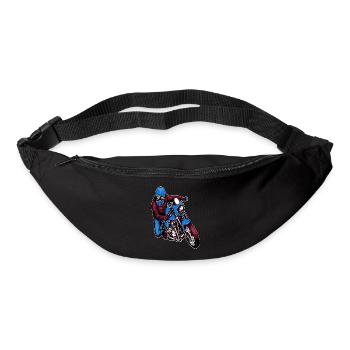 Motorcycling Motorcycle Bike Stunt Gift Idea - Bum bag - black - Front