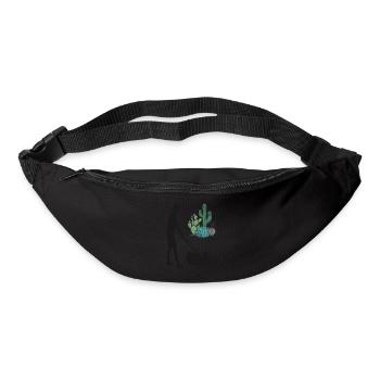 Gardener Nursery Jardinage Tondeuse à gazon Cadeau - Sac banane - noir - Devant