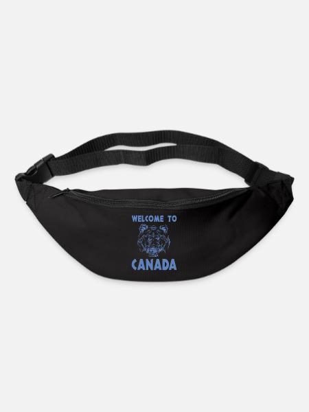 Bienvenue au Canada - Sac banane - noir