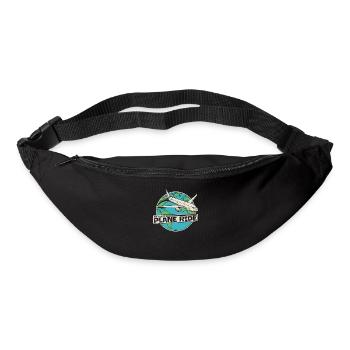 Vol du premier vol de l’avion - Sac banane - noir - Devant