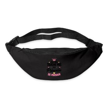 On ne touche pas à la princesse de parrain - Sac banane - noir - Devant