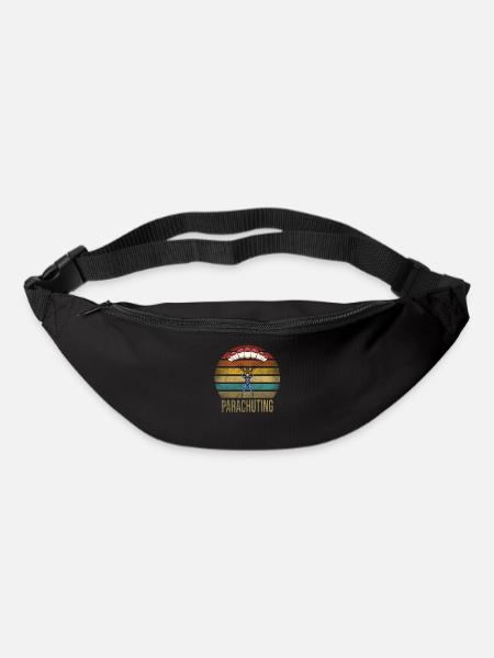 Femme parachutante Oh Chute Parachute - Sac banane - noir
