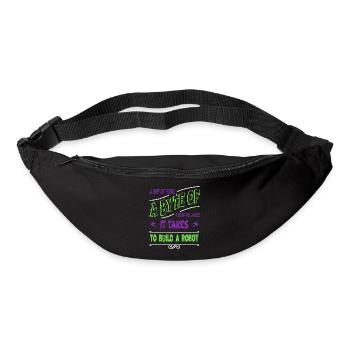 biomedical engineering christmas vacation happy - Bum bag - black - Front