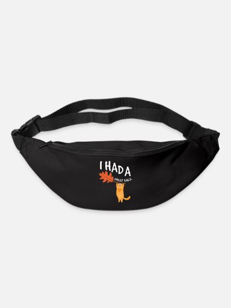 Lustig Ich hatte eine tolle Herbst Herbst Katze - Liebhaber Katzen - Gürteltasche - Schwarz