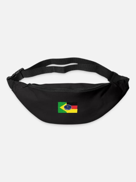 Brasilien-Deutschland-Pandeiro - Gürteltasche - Schwarz