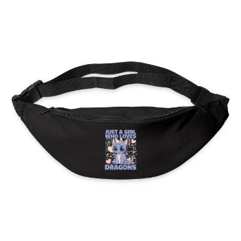 Drache Mystisch Drachen Fantasie - Gürteltasche - Schwarz - Vorne