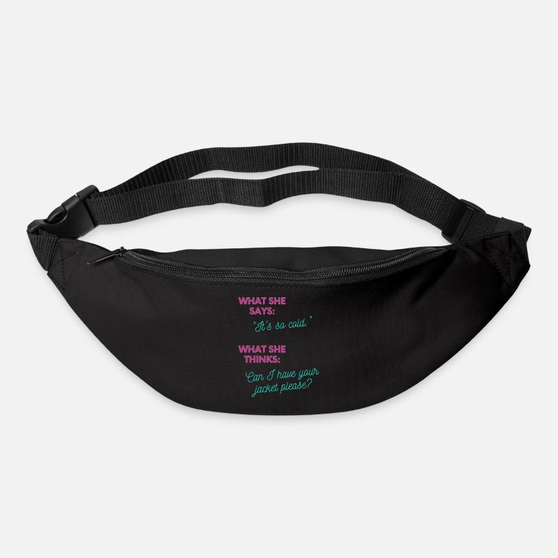 Can I have your jacket? - Bum bag - black