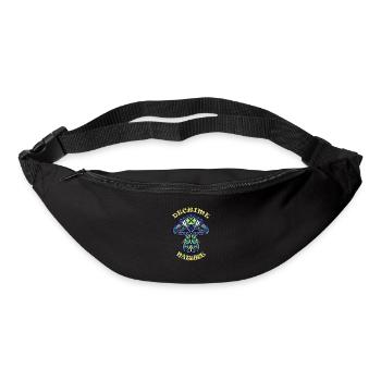 Decrime Nature Colorful Magic Mushroom Trippy - Bum bag - black - Front