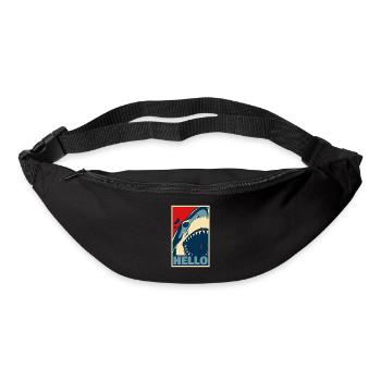 Hallo Hai - Gürteltasche - Schwarz - Vorne