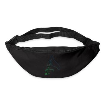 foilwing wingsurf men hydrofoil wingsurfing - Bum bag - black - Front