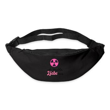 Ich strahle Liebe aus - Gürteltasche - Schwarz - Vorne