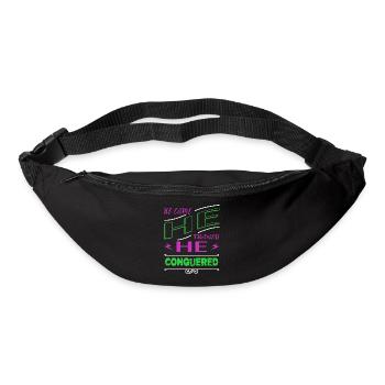 awesome cute present idea awkward funny sayings - Bum bag - black - Front