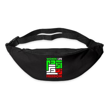 Women life freedom - Sac banane - noir - Devant