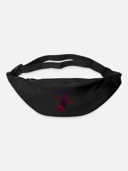 Mon petit chat - Sac banane - noir